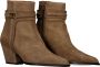 Toral Taupe Enkellaarzen Cossima Stijl Brown Dames - Thumbnail 1