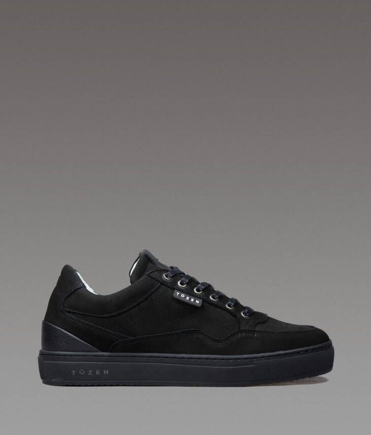 TOZEN Katashi 2 Zwart Nubuck Lage sneakers Heren