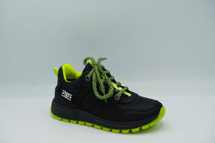 Track Style 321869 Dark blue lime sneaker (31 Kleur Blauw )