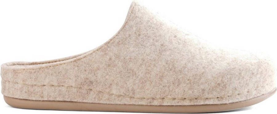 Travelin At-Home Sloffen Wollen Pantoffels Dames Beige - Foto 1