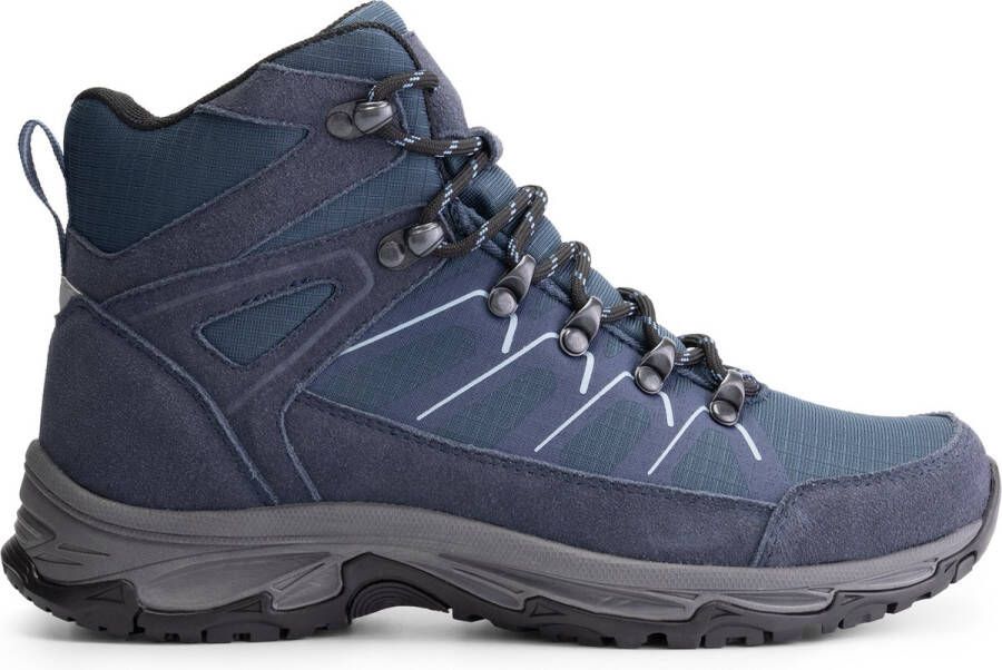 Travelin ' Bogense Halfhoge Dames Wandelschoenen Waterdicht en ademend Blauw