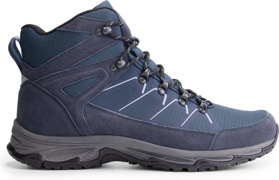 Travelin ' Bogense Halfhoge Heren Wandelschoenen Waterdicht en ademend Blauw