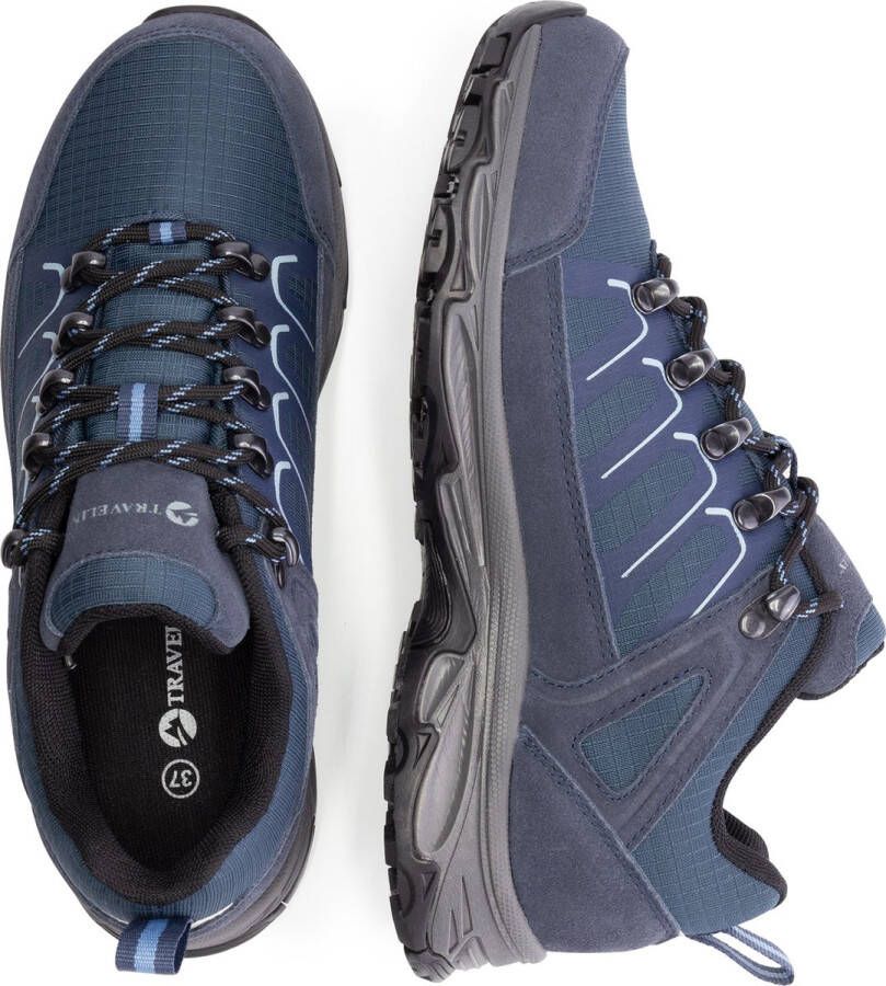 Travelin ' Bogense Lage Dames Wandelschoenen Waterdicht en ademend Blauw