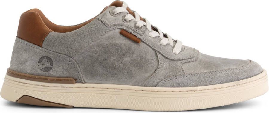 Travelin ' Burnham Heren sneakers 100% leer Trainers Grijs