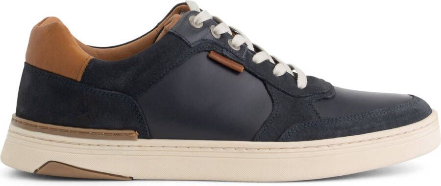 Travelin ' Burnham Heren sneakers 100% leer Trainers Navy