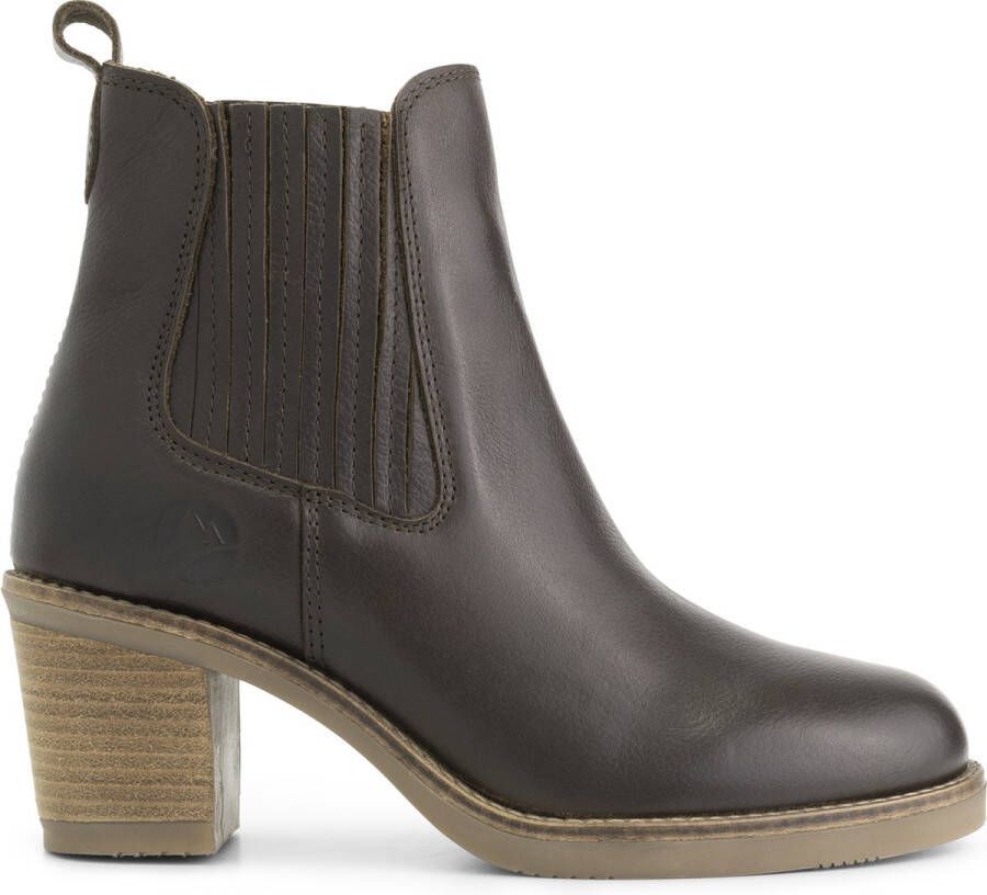 Travelin ' Callac Dames enkellaars met hak Nette Leren Chelseaboots Vrouwen