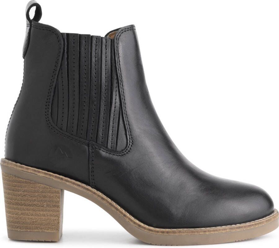 Travelin ' Callac Dames enkellaars met hak Nette Leren Chelseaboots Vrouwen