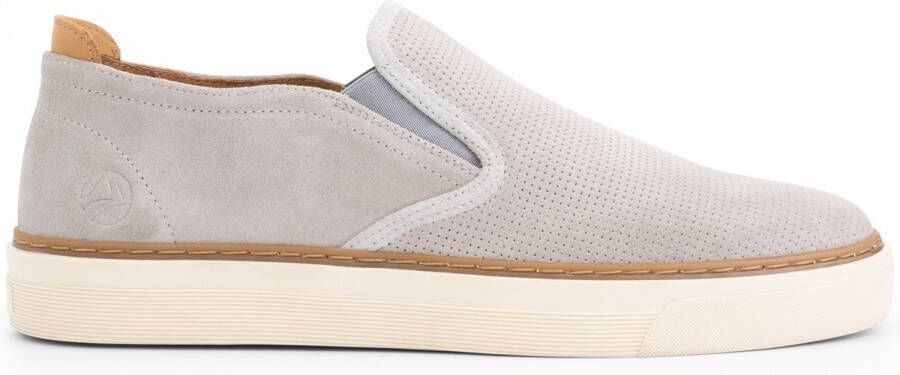 Travelin ' Cleeton Leren instappers heren Slip On Sneaker Espadrilles Schoenen mannen Grijs Leer