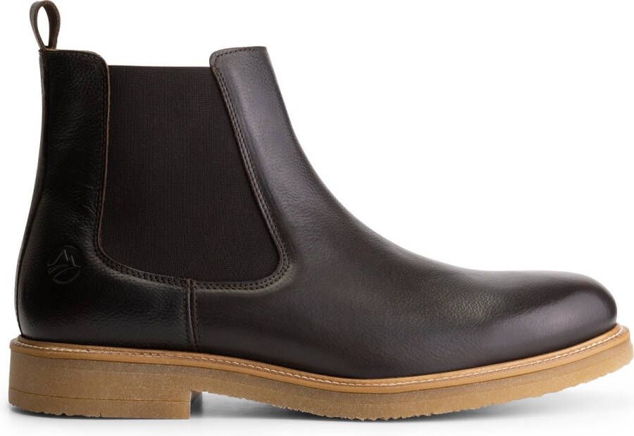 Travelin ' Glaston Chelsea heren boots 100% hoogwaardig leer Laarzen Bruin