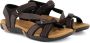 Travelin ' Helsem PU leren Dames Sableaal WandelSandalen met profielzool Bruin leer - Thumbnail 1