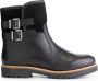 Travelin ' Hestnes Halfhoge dames enkellaarsjes Boots met gesp Zwart - Thumbnail 1