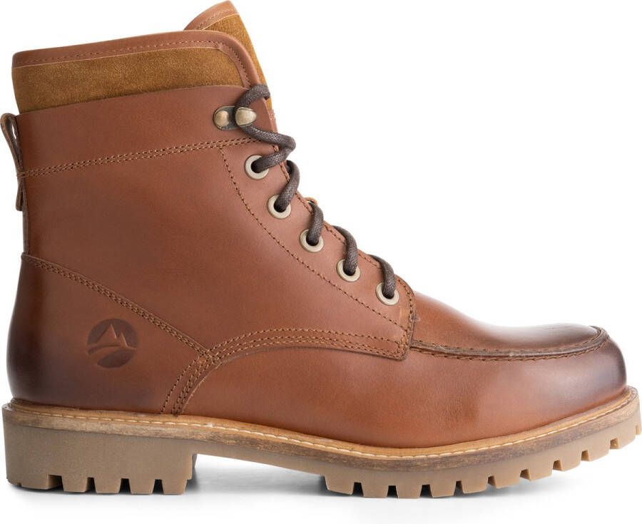 Travelin ' Hevik Veterboots voor heren Wolgevoerd Cognac