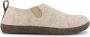 Travelin ' In-Home Dames Sloffen Wollen Pantoffels Suede zool Beige - Thumbnail 1