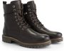 Travelin ' Kvosted Heren Leren hoge veterschoenen Donkerbruin leer - Thumbnail 2