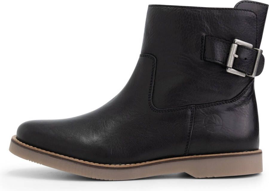 Travelin ' Louargat Dames Leren Enkellaarsjes Boots vrouwen Zwart Leer