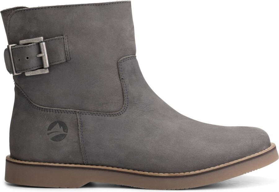 Travelin ' Louargat Nubuck leren Enkellaarjes Dames Grijs leer