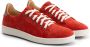 Travelin ' Metz Suede Leren damessneakers Veterschoenen vrouwen Rood suedeleer - Thumbnail 1