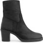 Travelin ' Mortain Dames Suede leren enkellaarzen met hak Nette schoenen vrouwen Zwart leer - Thumbnail 3