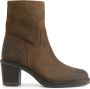 Travelin ' Mortain Dames Suede leren enkellaarzen met hak Nette schoenen vrouwen Cognac leer - Thumbnail 4