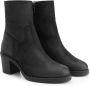 Travelin ' Mortain Dames Suede leren enkellaarzen met hak Nette schoenen vrouwen Zwart leer - Thumbnail 2