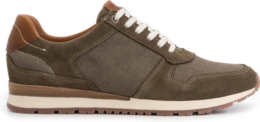 Travelin ' Norton Herensneakers Groen Mannenschoenen