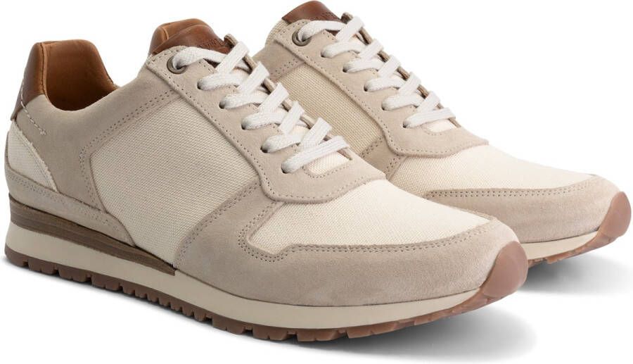 Travelin ' Norton Herensneakers Veterschoenen mannen Zandkleurig