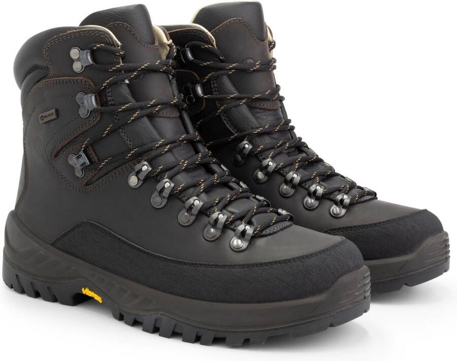 Travelin ' Odense Leren Dames Wandelschoenen VIBRAM zool Waterdicht en Ademend Bruin leer