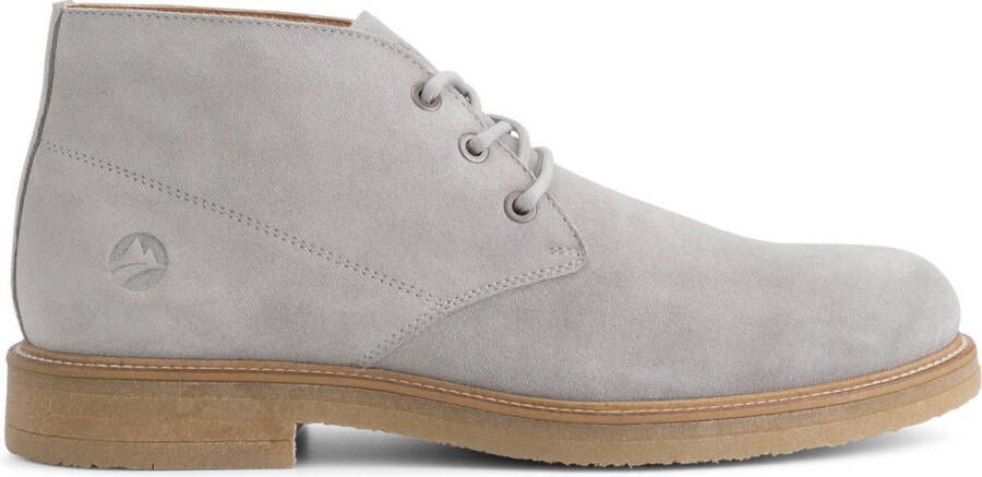 Travelin ' Redhill Heren veterlaars 100% leer Veterboots Grijs