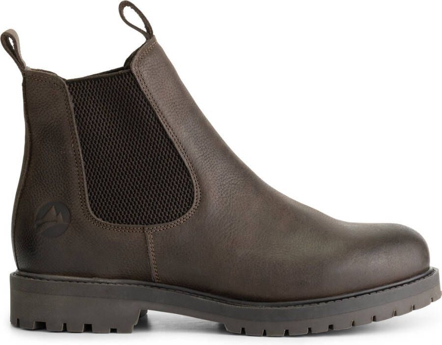 Travelin ' Risor Chelsea boots voor dames Enkellaarzen Donkerbruin