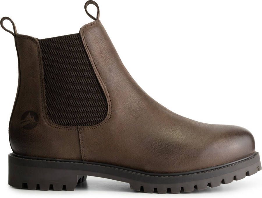 Travelin ' Risor Chelsea boots voor heren Enkellaarzen Donkerbruin