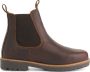 Travelin ' Romsdal Dames chelsea boots Wollen voering Donkerbruin - Thumbnail 2