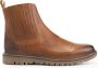 Travelin ' Ruca Heren Leren Enkellaarzen Stoere Chelseaboots Cognac Bruin Leer - Thumbnail 1