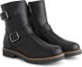 Travelin ' Skellerup Dames Laarzen Leren bikerboots wolgevoerd Zwart leer - Thumbnail 1