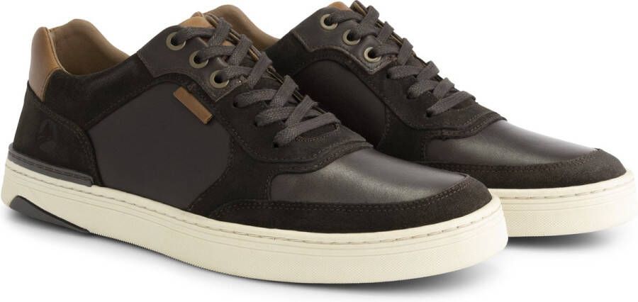 Travelin ' Southam Heren Sneaker Leren veterschoenen mannen Bruin leer