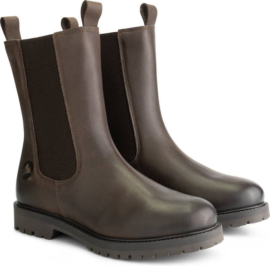 Travelin' Suldal Halfhoge chelsea boots Pull-on laarzen voor dames Donkerbruin