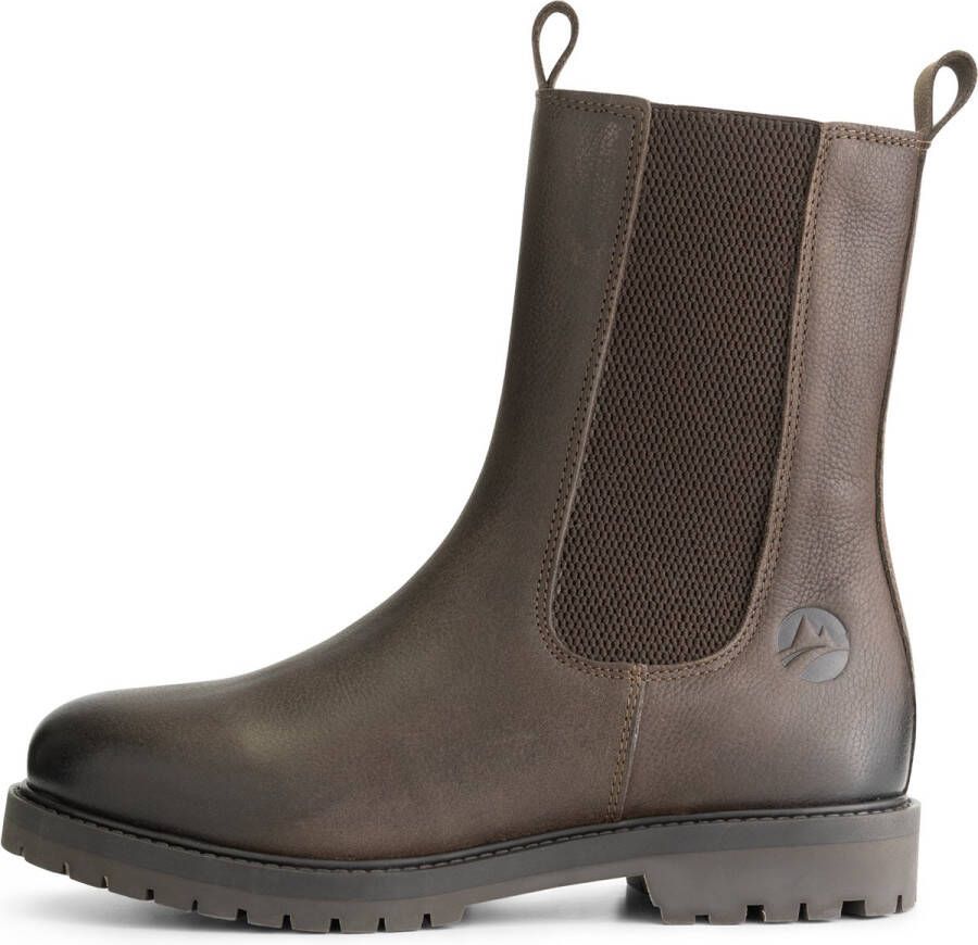 Travelin' Suldal Halfhoge chelsea boots Pull-on laarzen voor dames Donkerbruin