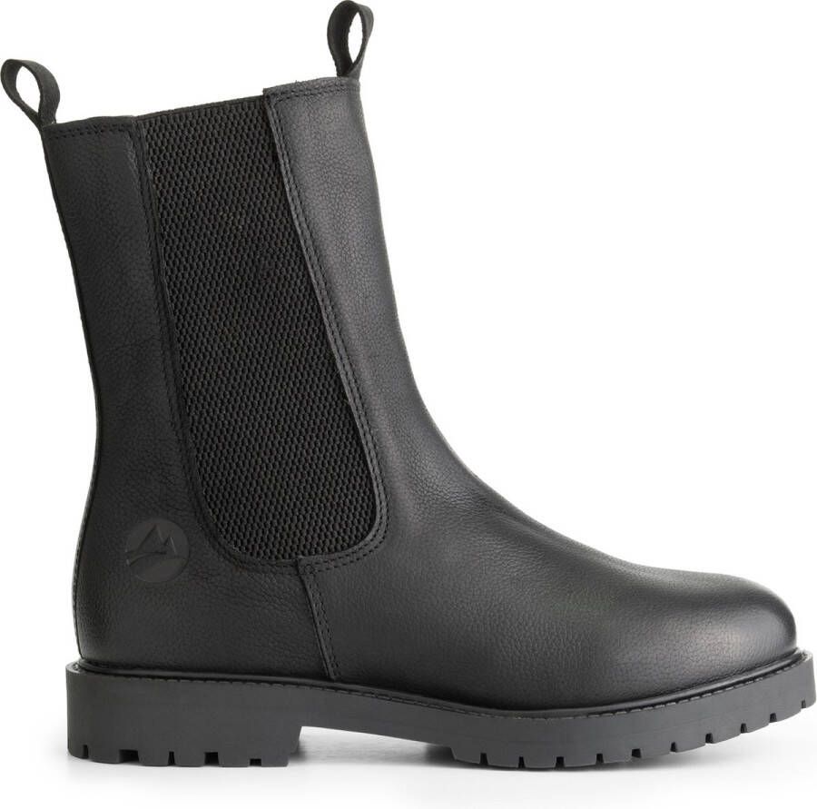 Travelin ' Suldal Halfhoge chelsea boots Pull-on laarzen voor dames Zwart