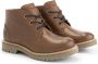 Travelin ' Thorning Dames leren Halfhoge veterschoenen Cognac leer - Thumbnail 2