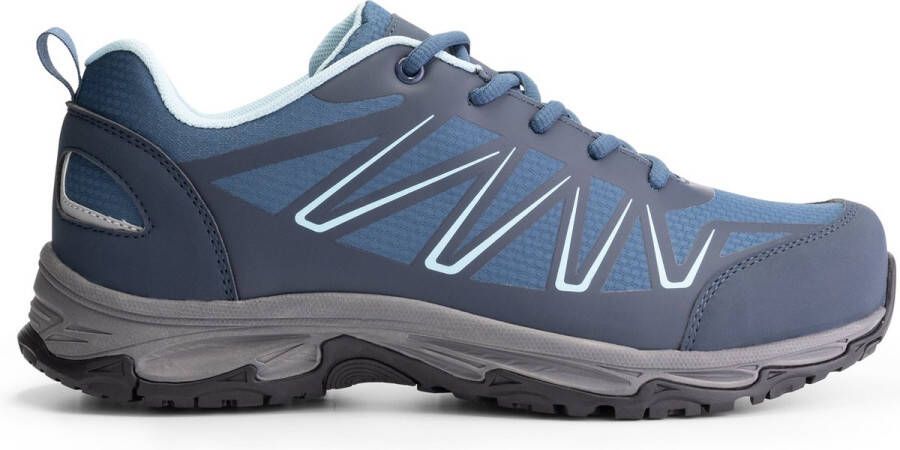 Travelin ' Trige Lage Heren Wandelschoenen Waterdicht en ademend Donkerblauw