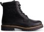 Travelin ' Visnes Dames lace-up boots Leren veterschoenen Zwart - Thumbnail 1