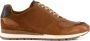 Travelin ' Worcester Casual leren herensneakers Veterschoen Cognac Bruin Leer - Thumbnail 2