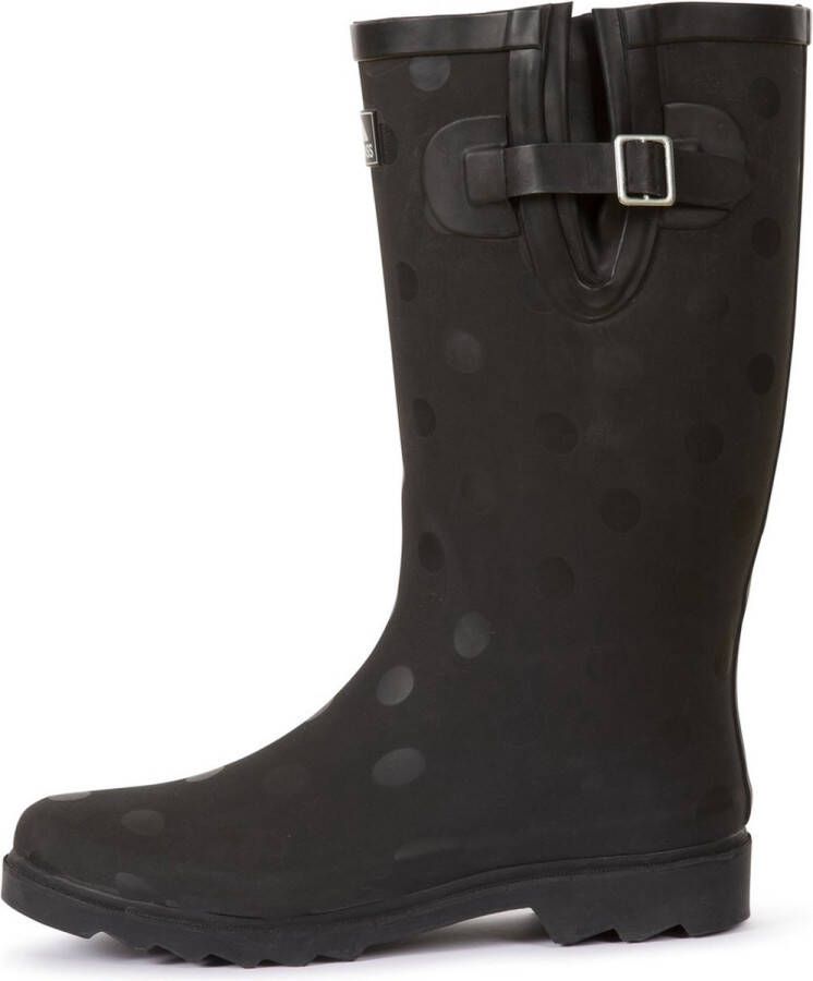 Trespass Damen Gummistiefel Elena Female Welly Black Polka Dot