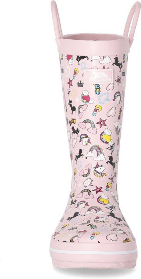 Trespass Kinder Gummistiefel Starryton Kids Welly Unicorn Pink