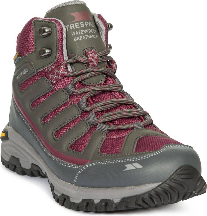 Trespass Womens Ladies Tensing Walking Hiking Boots (Steel Rouge)