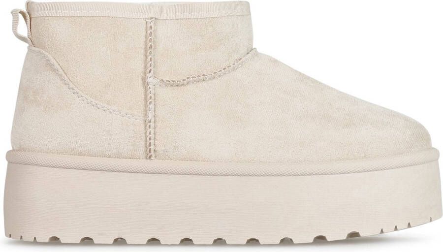 Boot Jade Beige 41 Enkellaarzen Dames Twinkels