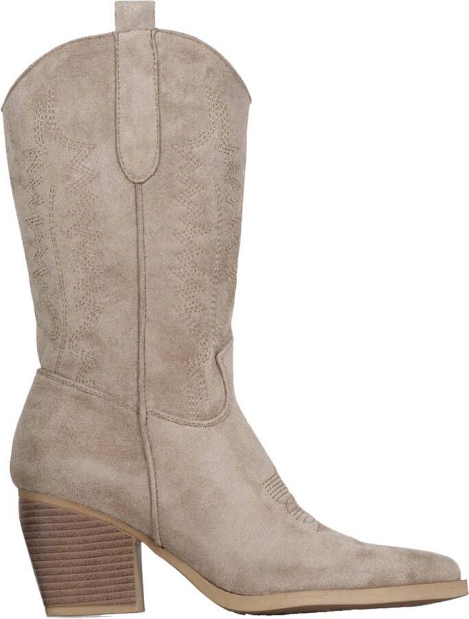 Cowboy Boot Rowie Taupe 39 Cowboylaarzen Dames Twinkels