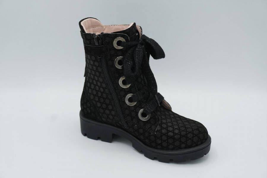 Twins 321627 989 Black dots zwarte biker boot