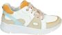 Twins 323130 Kinderen MeisjesLage schoenenKindersneakers Wit beige - Thumbnail 1