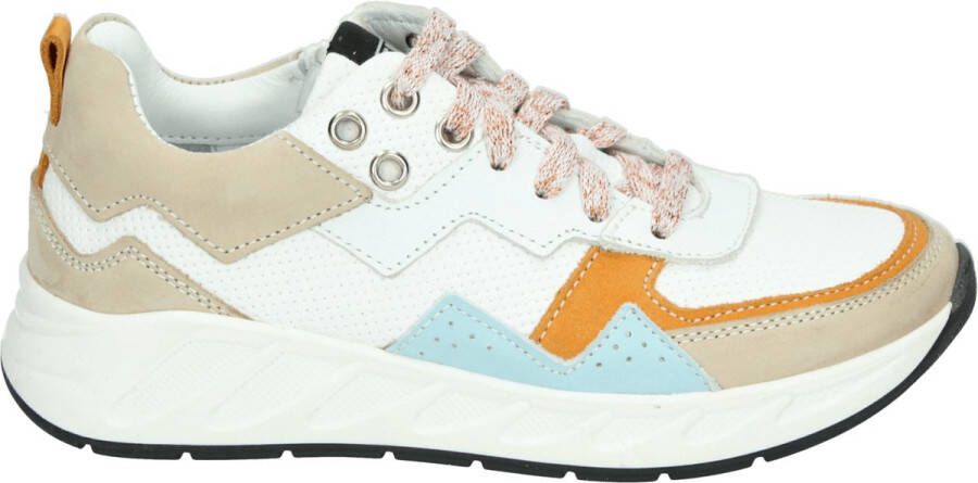 Twins 323175 Kinderen MeisjesLage schoenenKindersneakers Wit beige