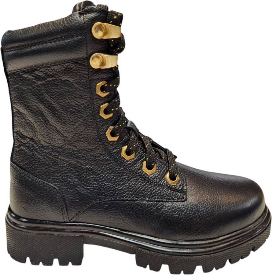 Twins Tiffany Tev Black 324520 589 Meisjes Veterboots Zwart